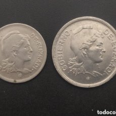 Monedas República: 1 Y 2 PESETAS DE 1937.....EUZKADI......BONITAS....... ES EL DE LAS FOTOS