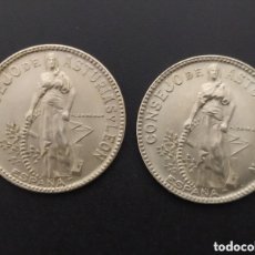 Monedas República: LOTE DE 2 MONEDAS DE 2 PESETAS DE 1937..... ASTURIAS Y LEÓN....SIN CIRCULAR-.... ES EL DE LAS FOTOS
