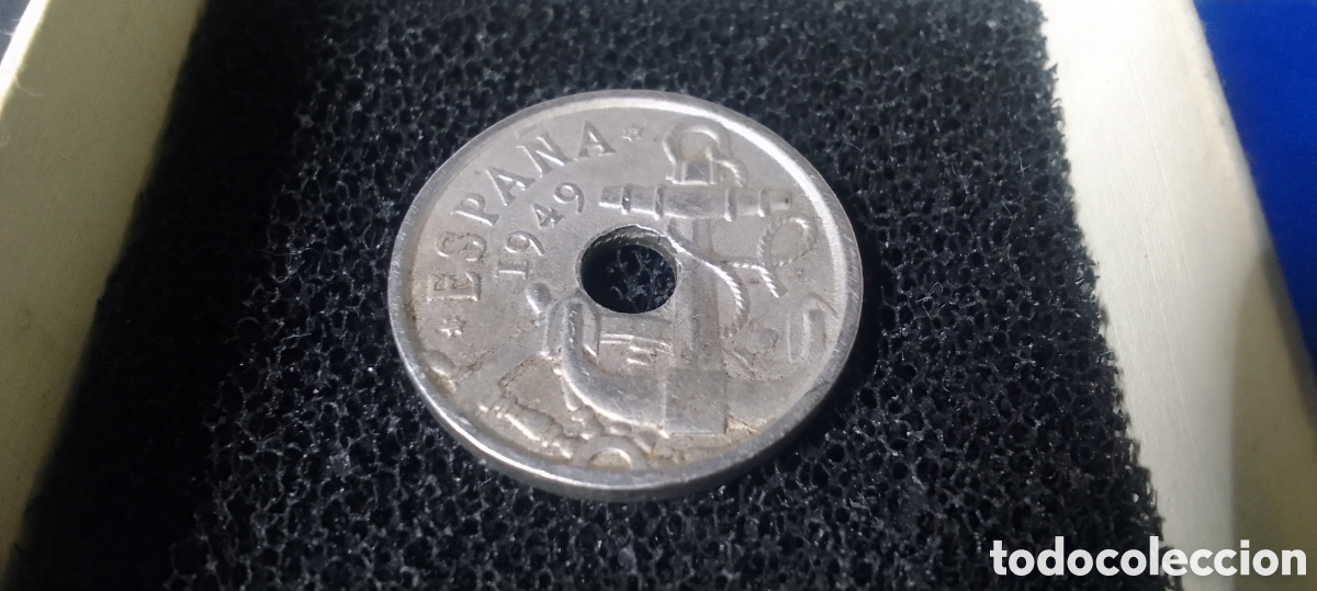 Monedas Rep&uacute;blica: 50.centimos de 1949.Espa&ntilde;a. - Foto 2