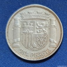 Monedas República: MONEDA DE PLATA,1 UNA PESETA 1933, *3-4, II REPÚBLICA, SIN CIRCULAR