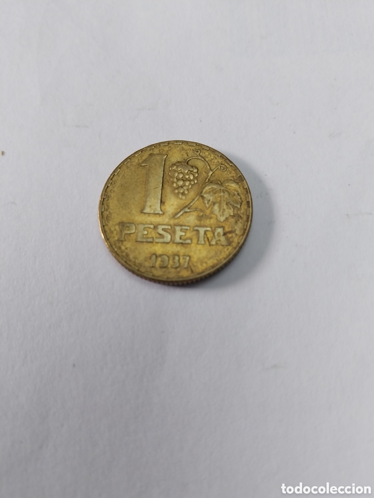 Monedas Rep&uacute;blica: 1 peseta 1937 - Foto 1