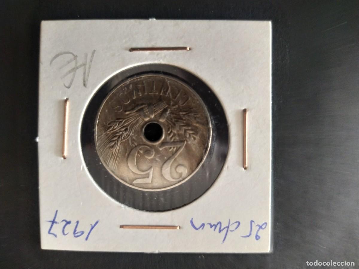 Monedas Rep&uacute;blica: 25 CENTIMOS 1927. - Foto 2