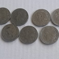 Monedas República: LOTE DE 7 MONEDA DE 5 CENTIMOS DE 1937, REPÚBLICA ESPAÑOLA