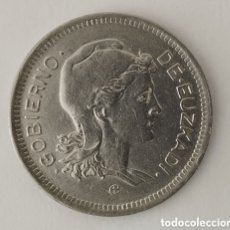 Monedas República: MONEDA DE 1 PESETA 1937 EUSKADI