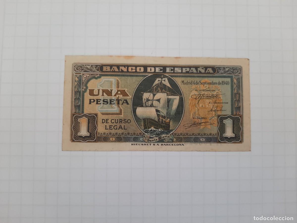Monedas Rep&uacute;blica: 1 peseta 1940 - Foto 1