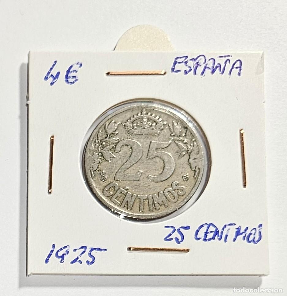 Monedas Rep&uacute;blica: MONEDA DE ESPA&Ntilde;A 1925 &rdquo;25 CENTIMOS&rdquo; - Foto 1