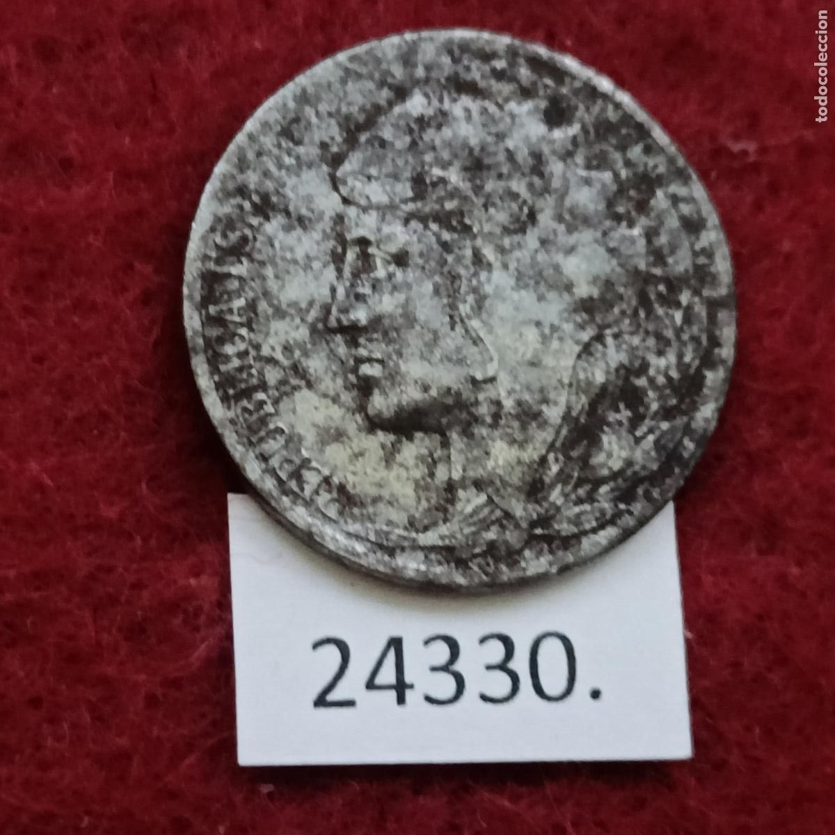 Monedas Rep&uacute;blica: Espa&ntilde;a 5 c&eacute;ntimos 1937, 2&ordf; Rep&uacute;blica - Foto 1