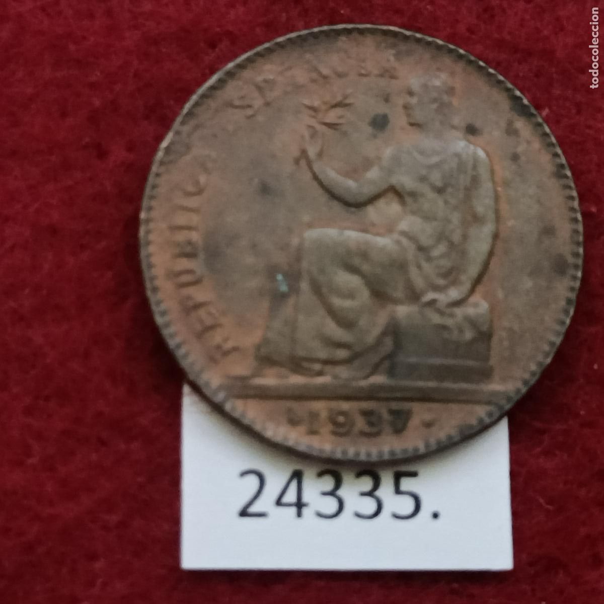 Monedas Rep&uacute;blica: Espa&ntilde;a 50 centimos 1937 , 2&ordf; Rep&uacute;blica - Foto 1