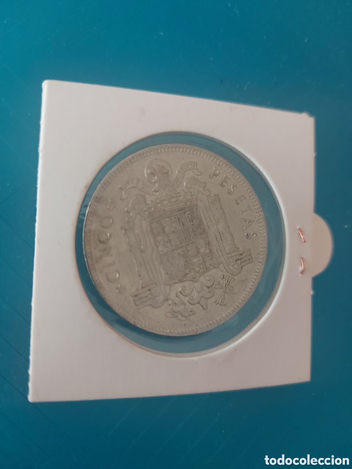 Monedas Rep&uacute;blica: moneda deEspa&ntilde;a 1949 - Foto 2