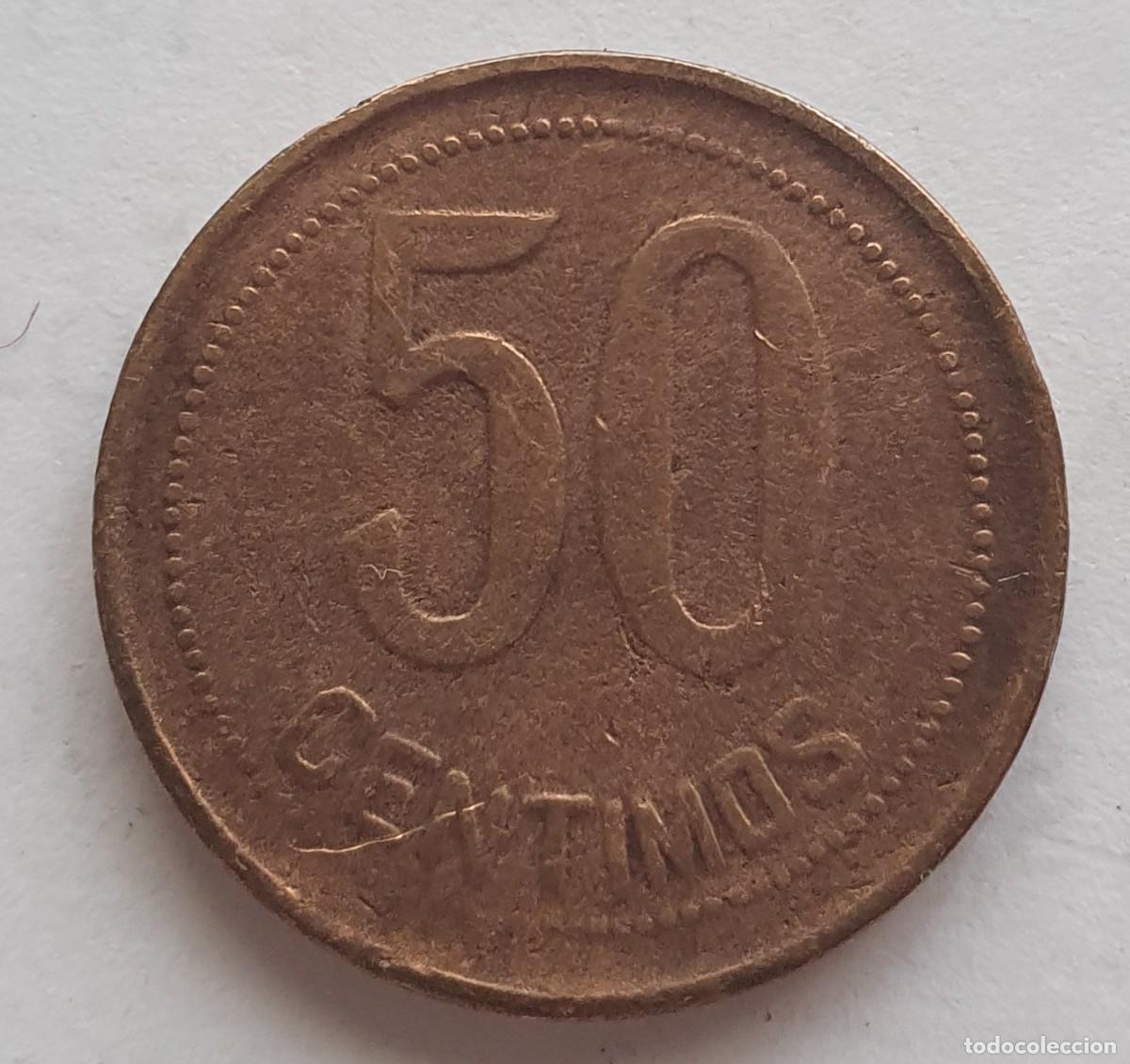 Monedas Rep&uacute;blica: moneda de 50 centimos de REPUBLICA ESPA&Ntilde;OLA - Foto 2