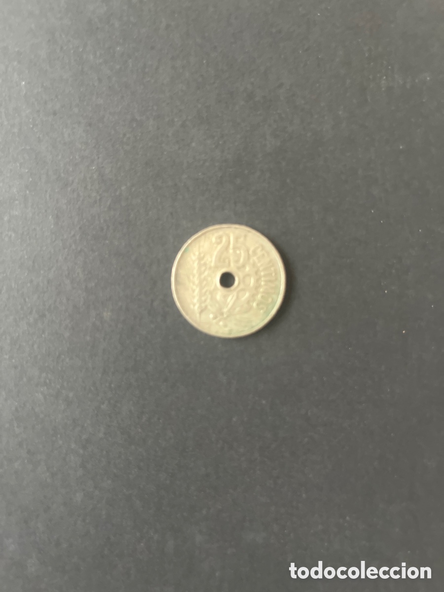 Monedas Rep&uacute;blica: Moneda de 25 CTS 1934 - Foto 2