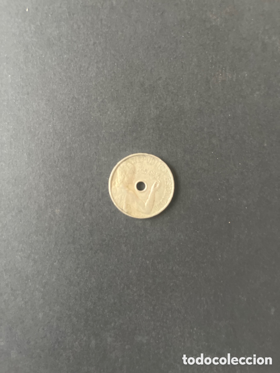 Monedas Rep&uacute;blica: Moneda de 25 CTS 1934 - Foto 1