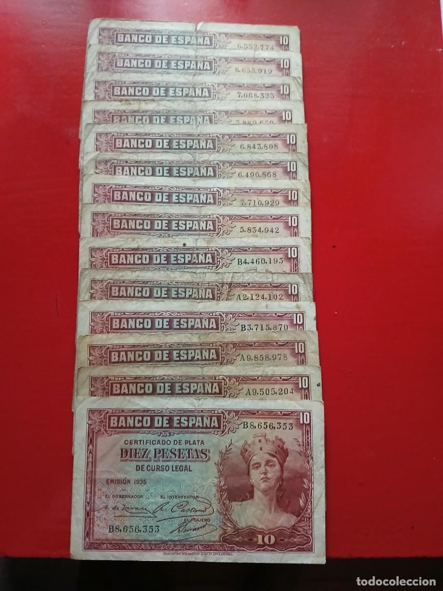 Monedas Rep&uacute;blica: 10 PESETAS EMISION 1935 - Foto 1