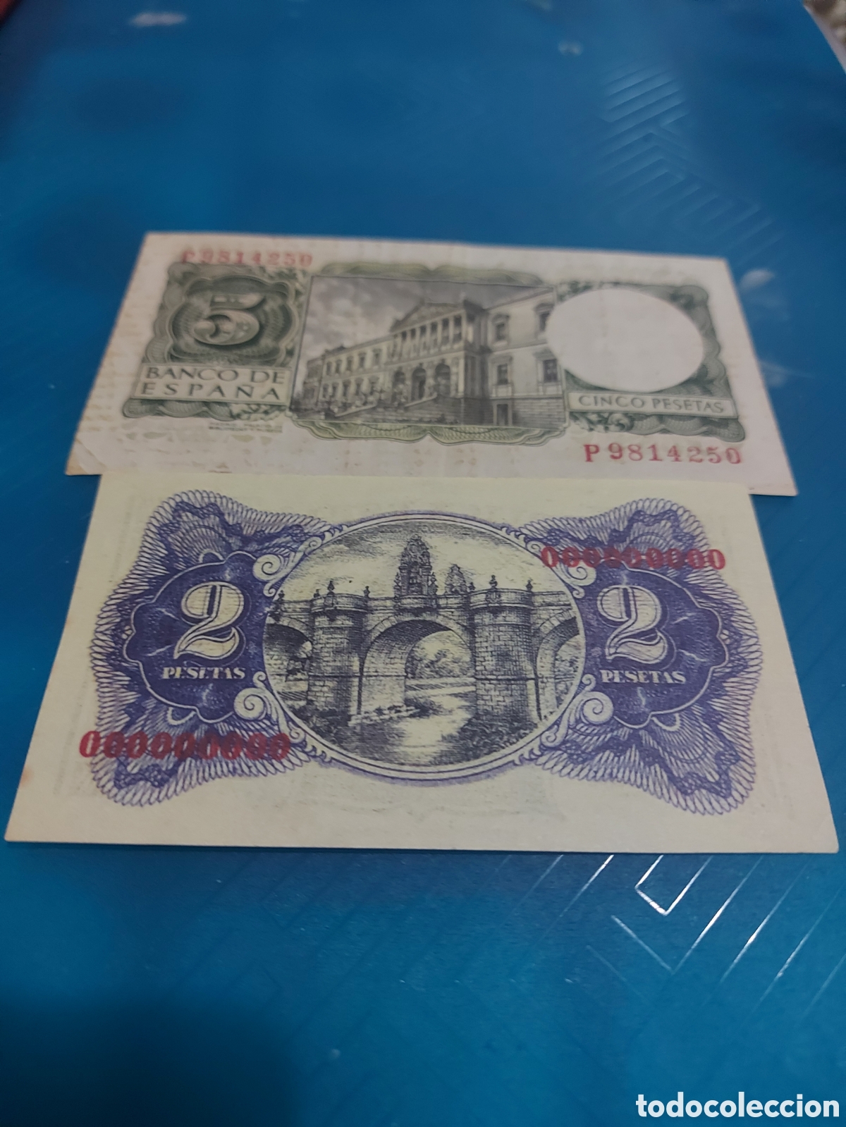 Monedas Rep&uacute;blica: 5ptas1954 y2 Republica - Foto 2