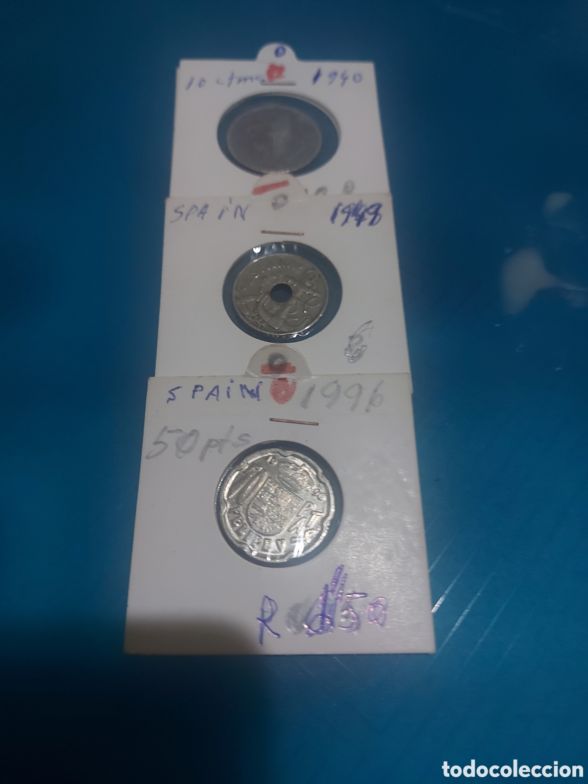 Monedas Rep&uacute;blica: 3 monedas 2 Antiguas y1 - Foto 1