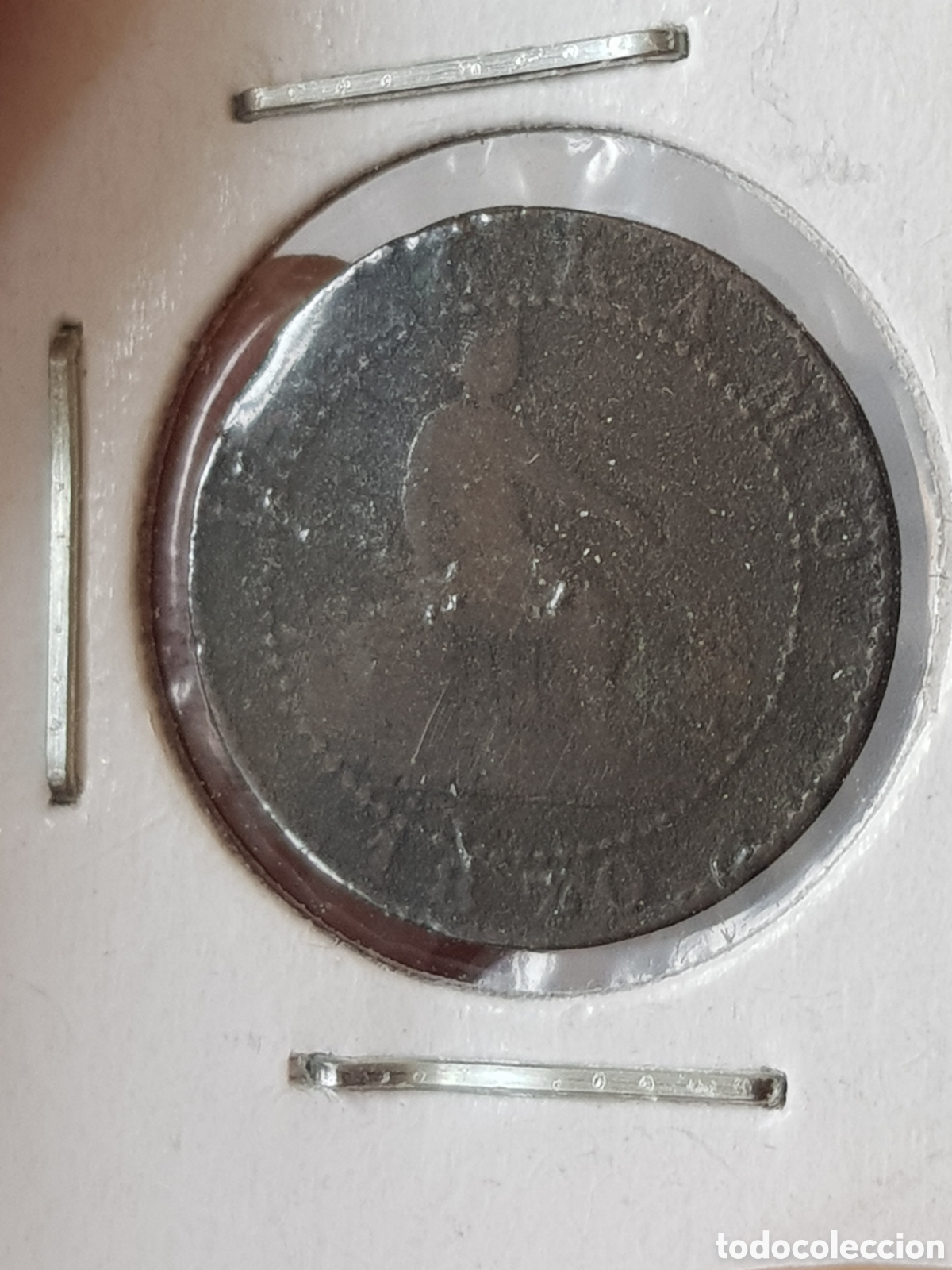 Monedas Rep&uacute;blica: 1 C&eacute;ntimo 1970 I Rep&uacute;blica - Foto 2