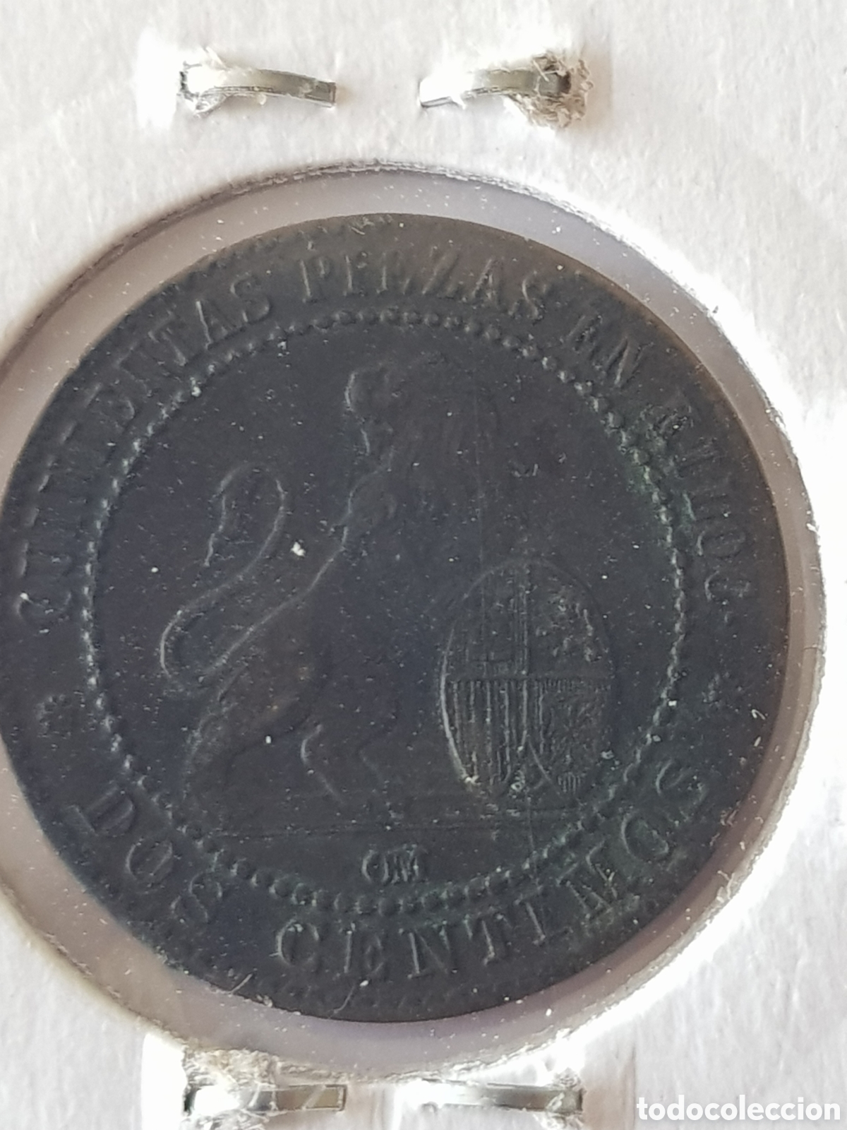 Monedas Rep&uacute;blica: 2 C&eacute;ntimos 1970 I Rep&uacute;blica - Foto 3