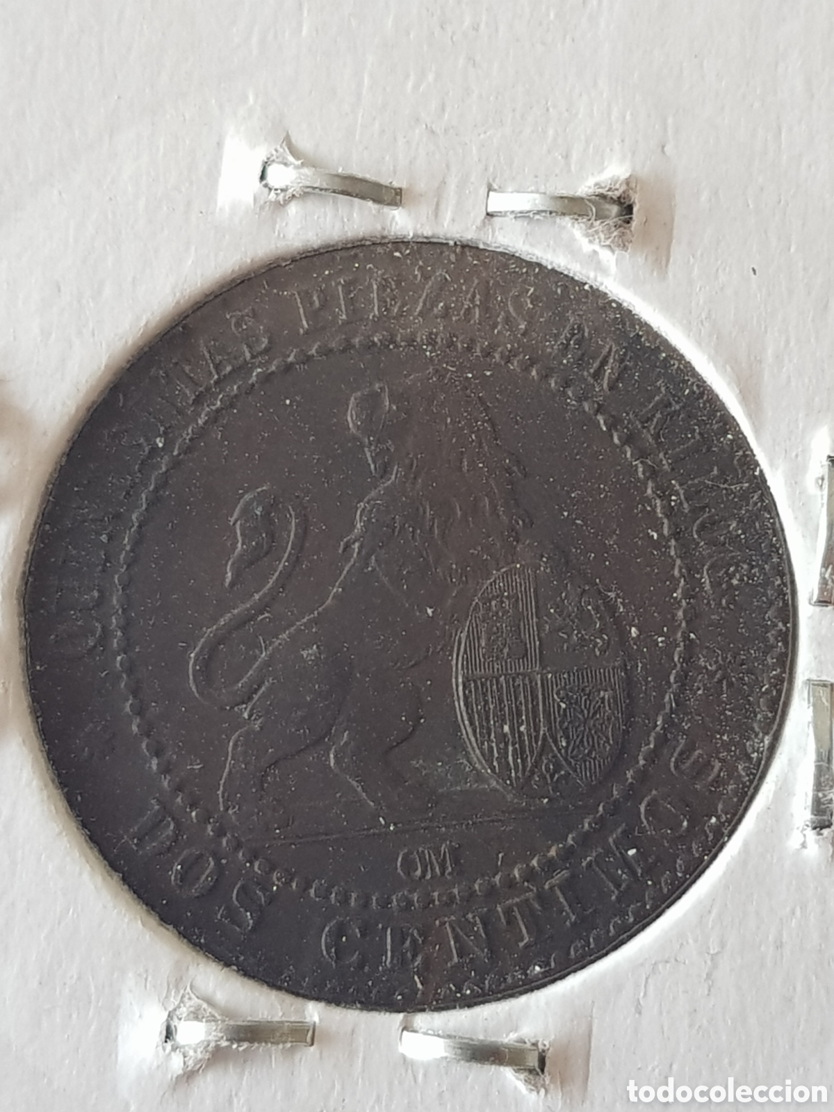 Monedas Rep&uacute;blica: 2 C&eacute;ntimos 1970 I Rep&uacute;blica - Foto 3