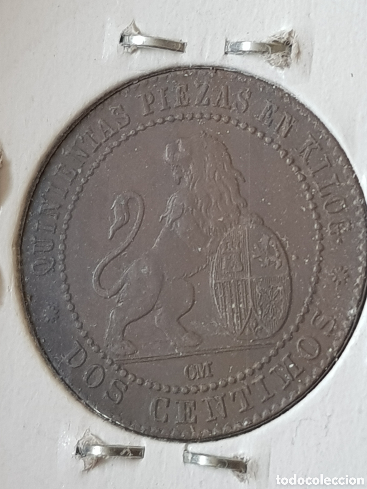 Monedas Rep&uacute;blica: 2 C&eacute;ntimos 1970 I Rep&uacute;blica - Foto 4