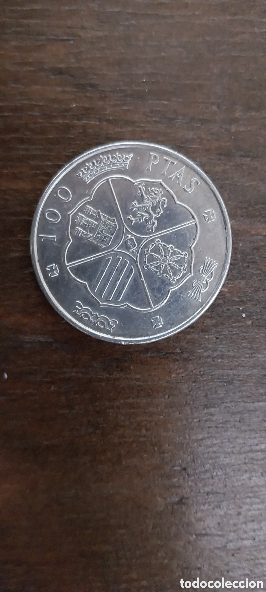 Monedas Rep&uacute;blica: Moneda Franco 100 Ptas. Plata - Foto 2