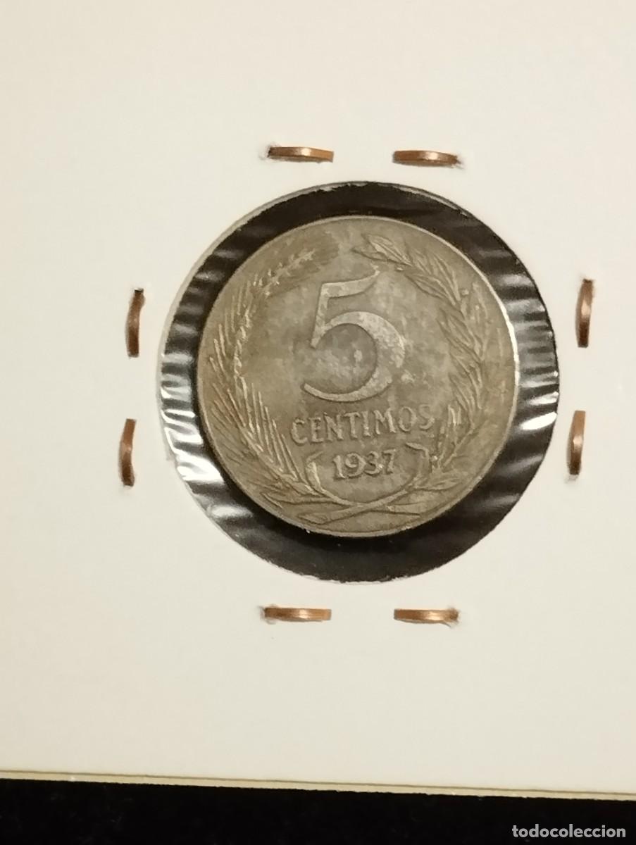 Monedas Rep&uacute;blica: 5 CTS 1937 REP&Uacute;BLICA - Foto 2