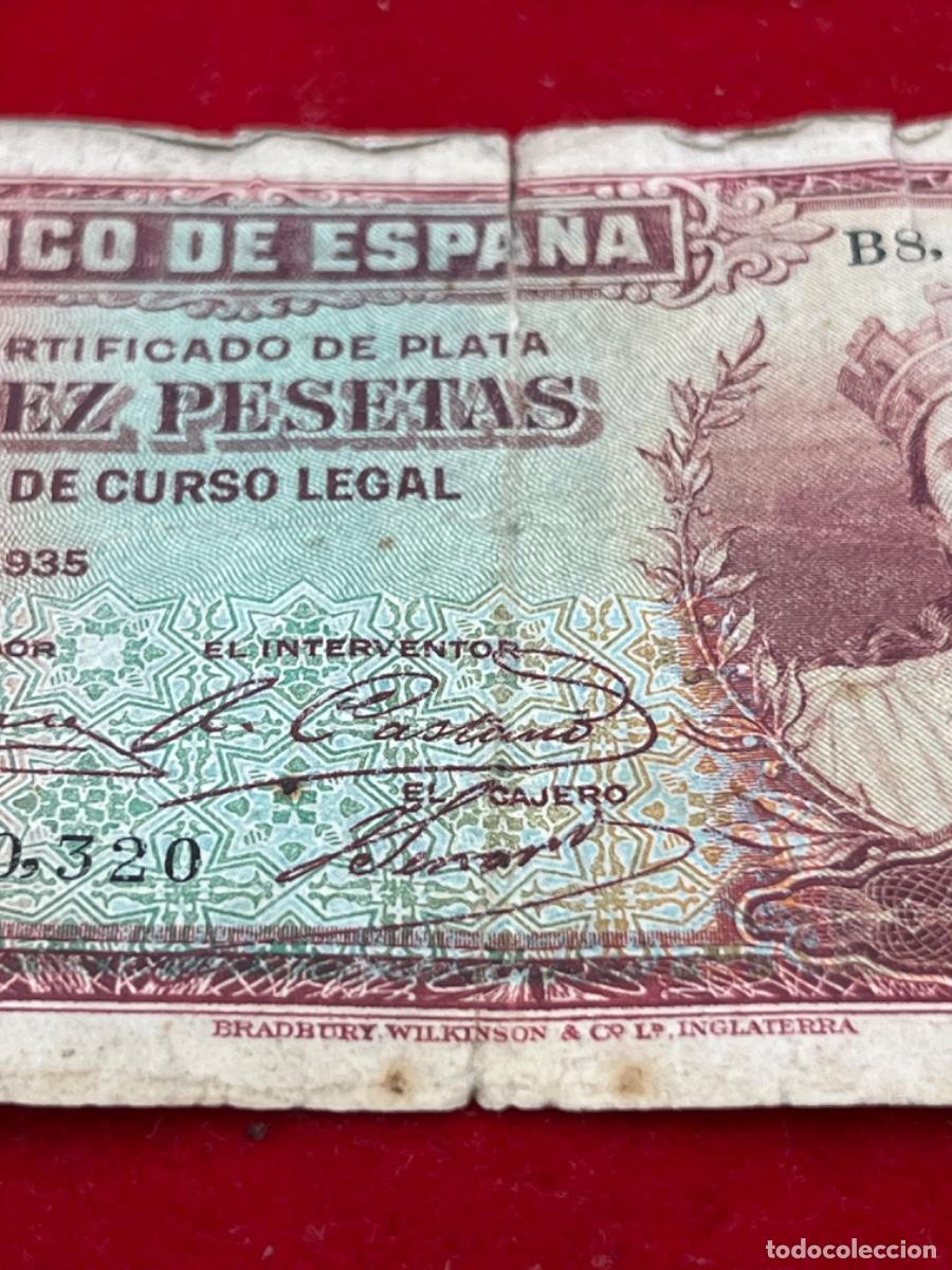 Monedas Rep&uacute;blica: Billete Espa&ntilde;a, 1935 - Foto 3