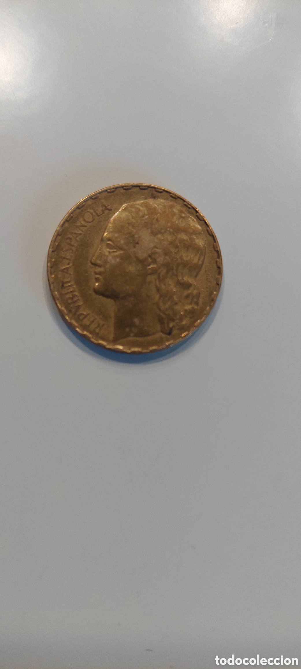 Monedas Rep&uacute;blica: 1 Pts. Rubia II Republica. - Foto 1
