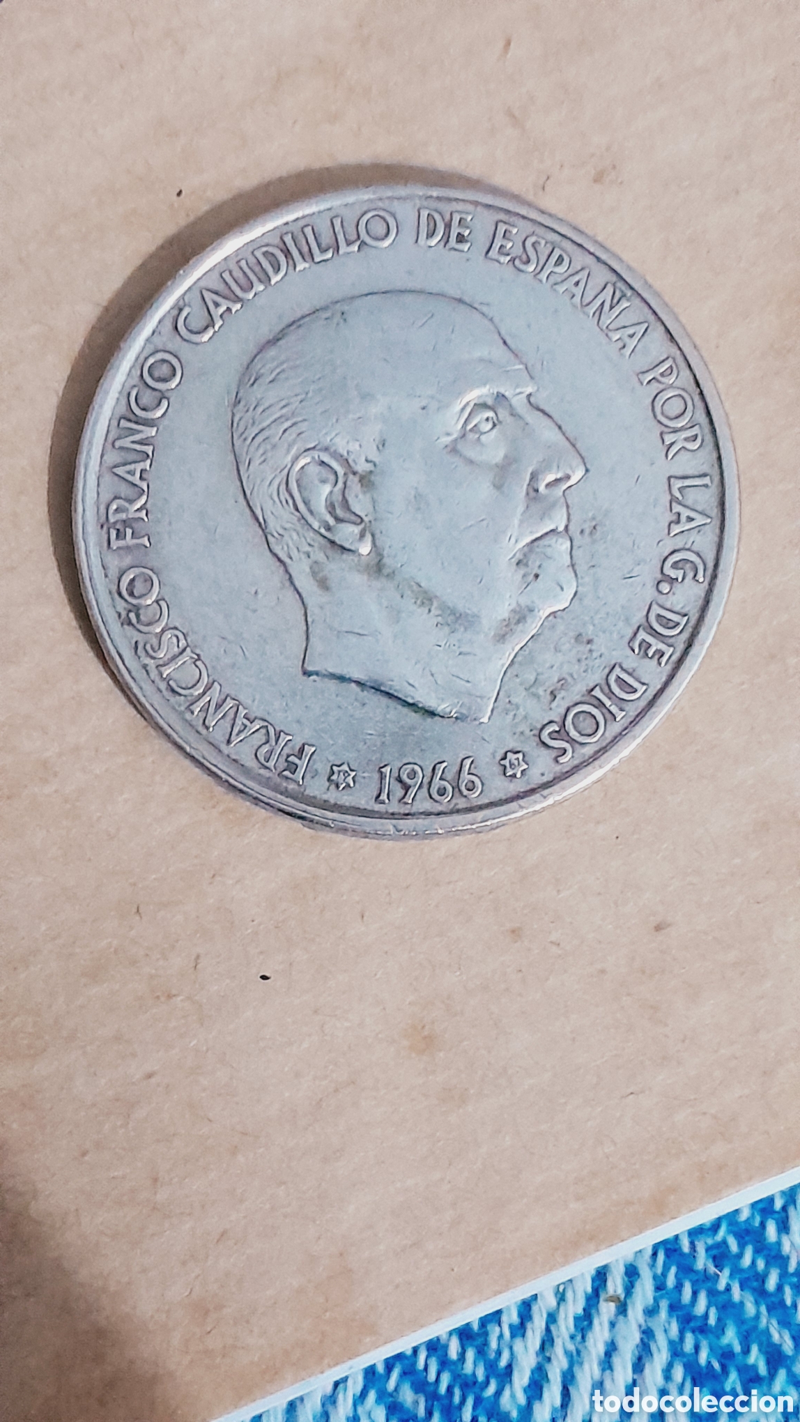 Monedas Rep&uacute;blica: Espa&ntilde;a 100 pesetas 1966 - Foto 2