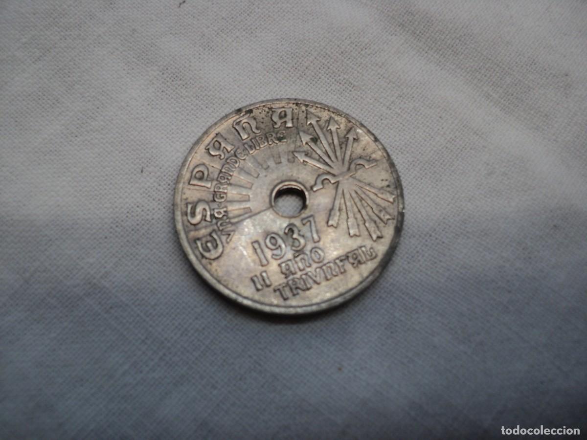 Monedas Rep&uacute;blica: LOTE MONEDAS 25 CENTIMOS 1937 - Foto 2