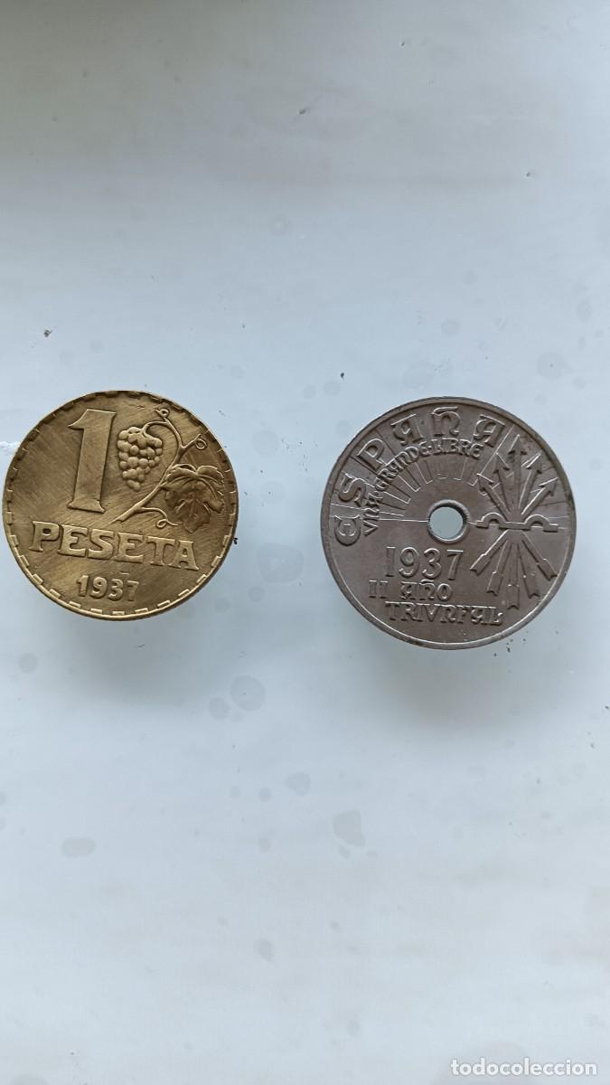 Monedas Rep&uacute;blica: Dos monedas de la II Rep&uacute;blica - Foto 1