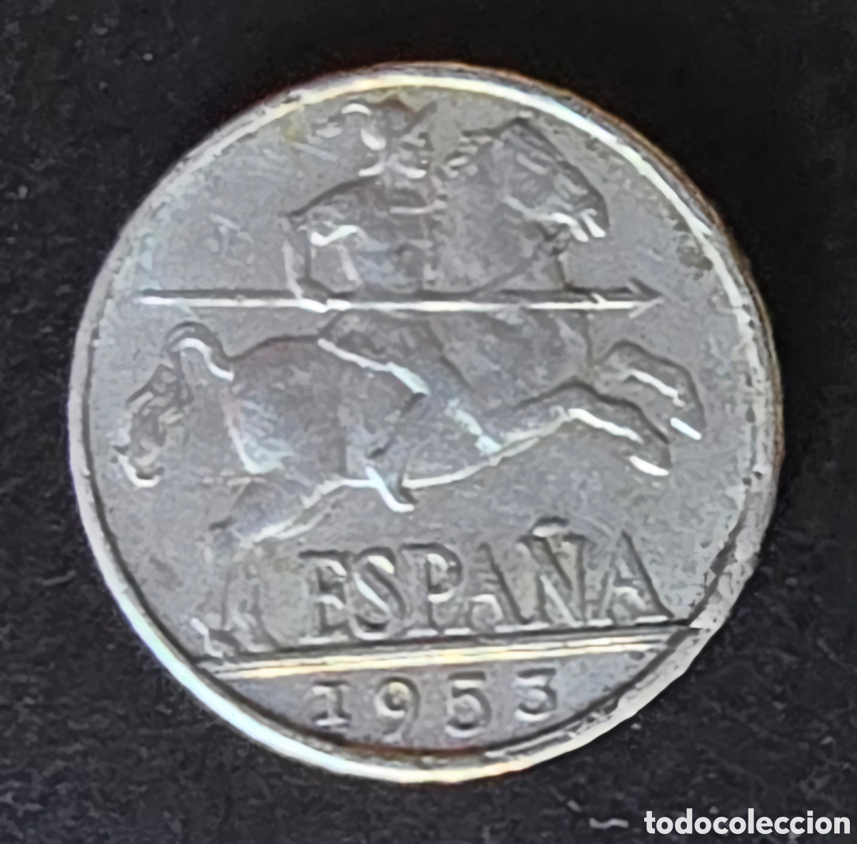 Monedas Rep&uacute;blica: Moneda espa&ntilde;a a&ntilde;o 1953 - Foto 1