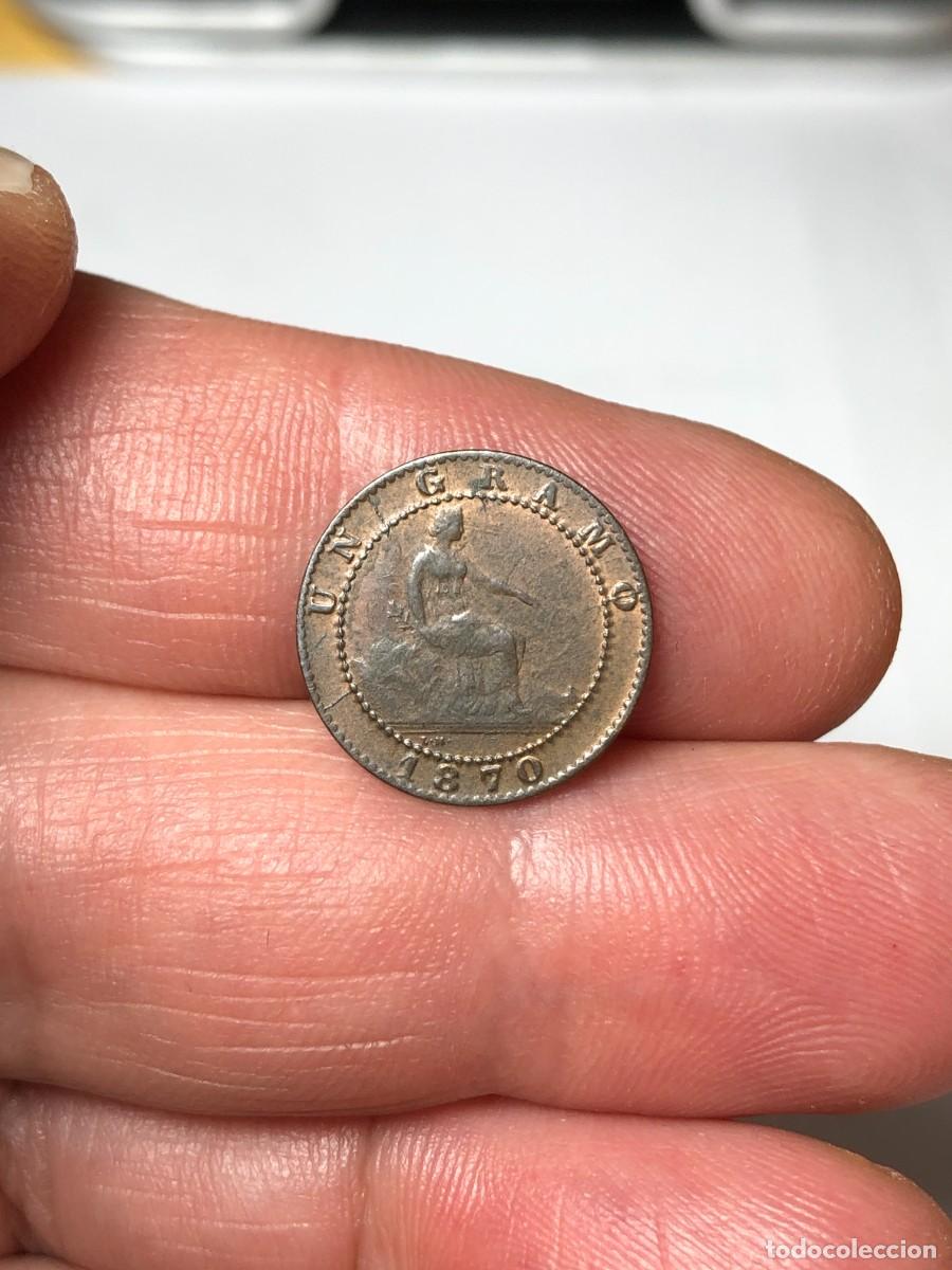 Monedas Rep&uacute;blica: NT/ UN C&Eacute;NTIMO 1870 1&ordf; REP&Uacute;BLICA (E326) - Foto 1