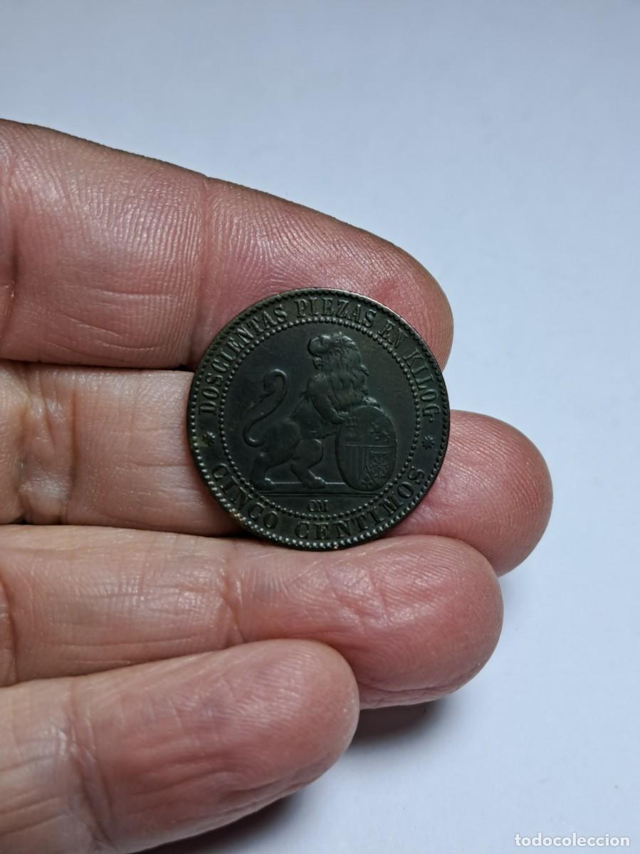 Monedas Rep&uacute;blica: NT/ CINCO CENTIMOS 1870 1&ordf; REP&Uacute;BLICA (E370) - Foto 4