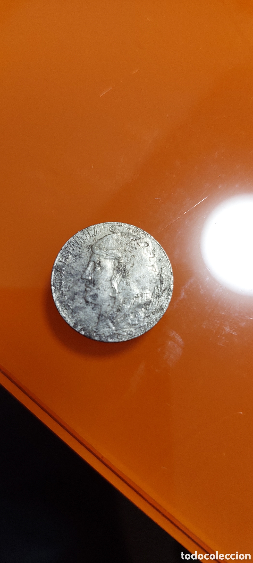 Monedas Rep&uacute;blica: 5 Centimos 1937 Rep&uacute;blic. - Foto 1
