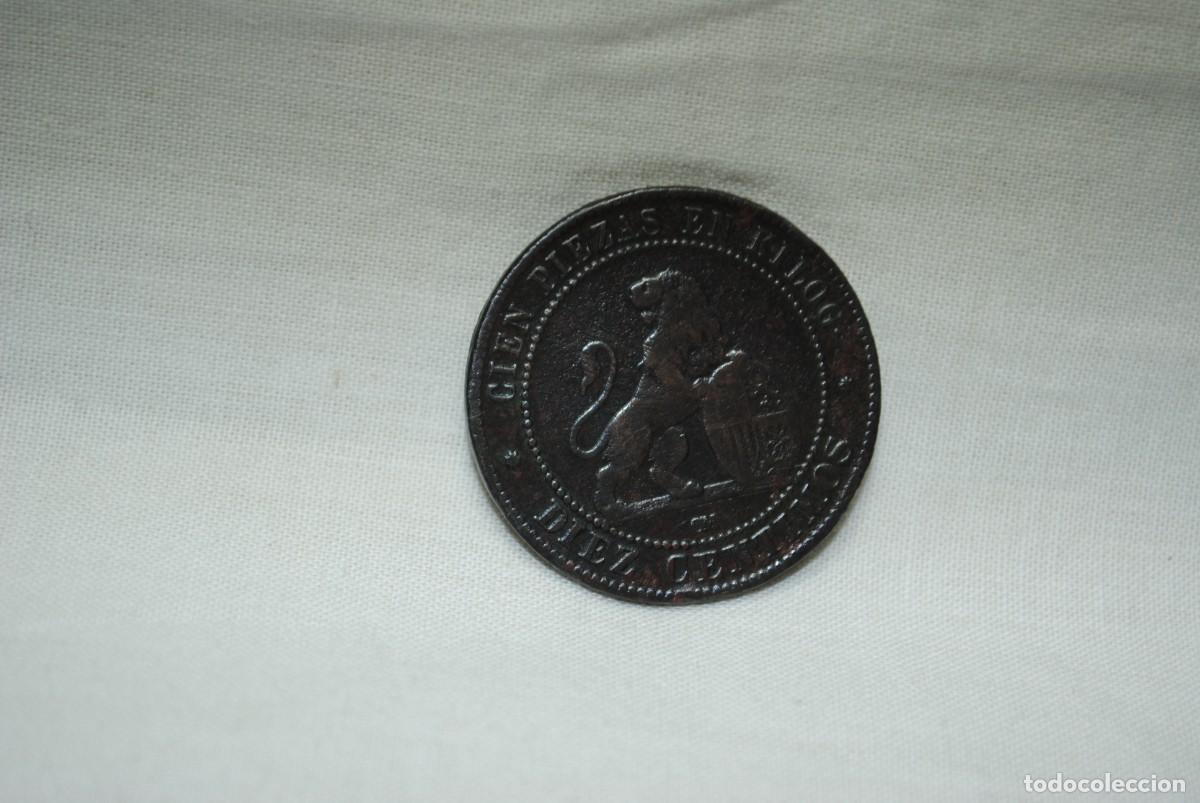Monedas Rep&uacute;blica: DIEZ CENTIMO 1870 , REPUBLICA . - Foto 1