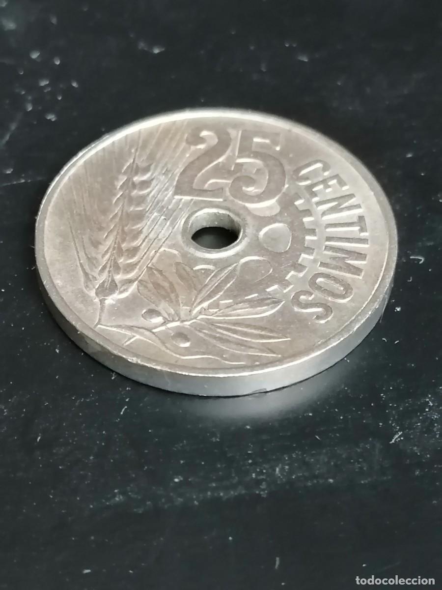 Monedas Rep&uacute;blica: 14 monedas de 25 centimos 1934 - Foto 9
