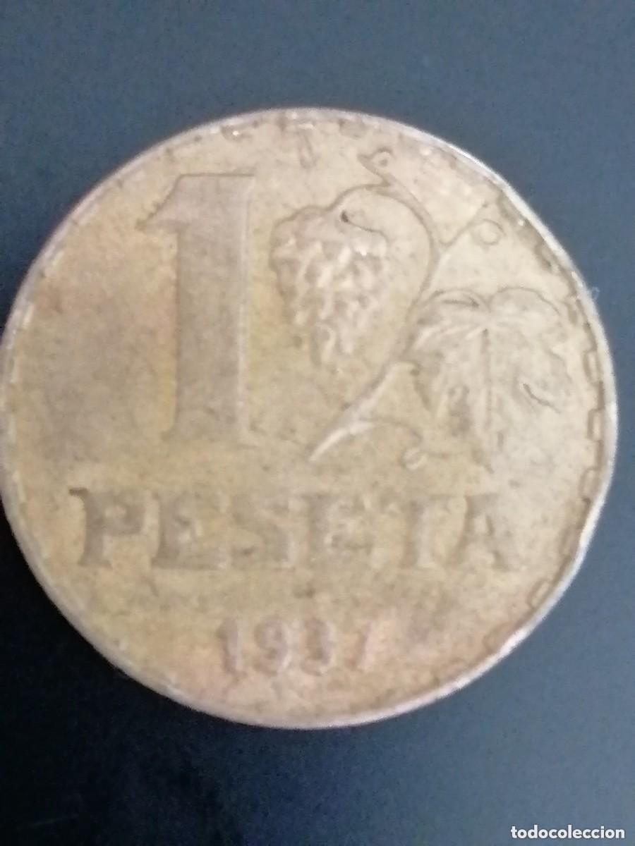Monedas Rep&uacute;blica: 2 monedas de las &rdquo;Uvas&rdquo; 1937 muy buscadas! - Foto 3