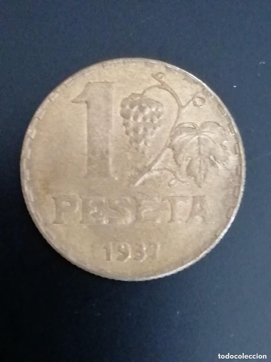 Monedas Rep&uacute;blica: 2 monedas de las &rdquo;Uvas&rdquo; 1937 muy buscadas! - Foto 1