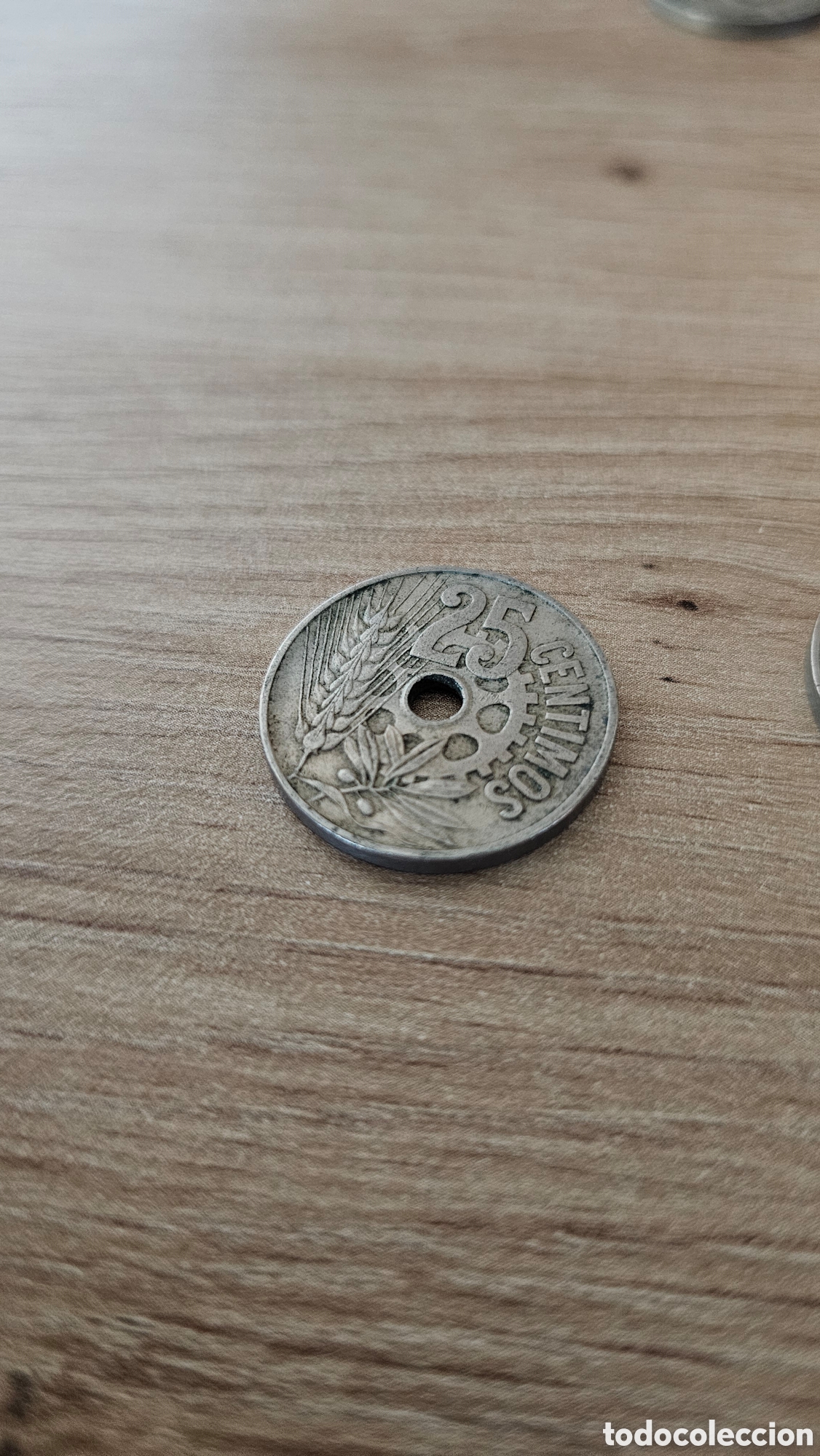 Monedas Rep&uacute;blica: 19 monedas de 25 C&eacute;ntimos 1934 - Foto 7