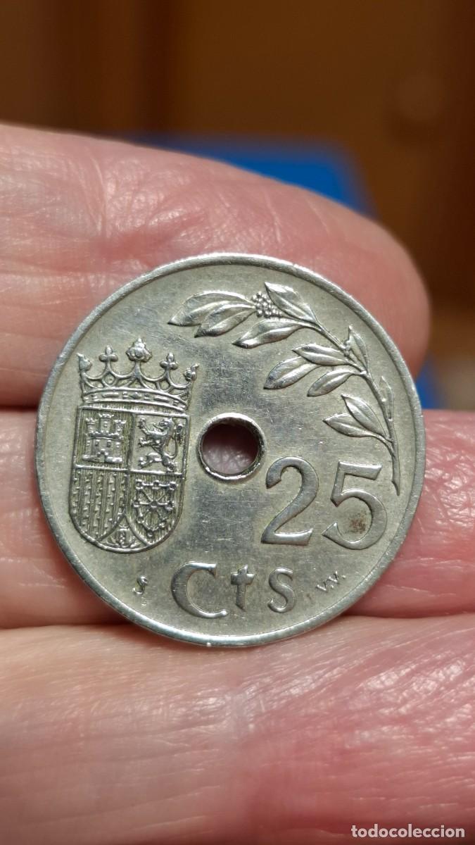 Monedas Rep&uacute;blica: MONEDA DE 25 C&Eacute;NTIMOS DE 1937 - Foto 2