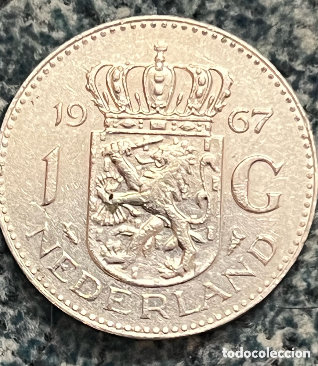 Monedas Rep&uacute;blica: Moneda de plata 1 flor&iacute;n 1967 - Foto 2