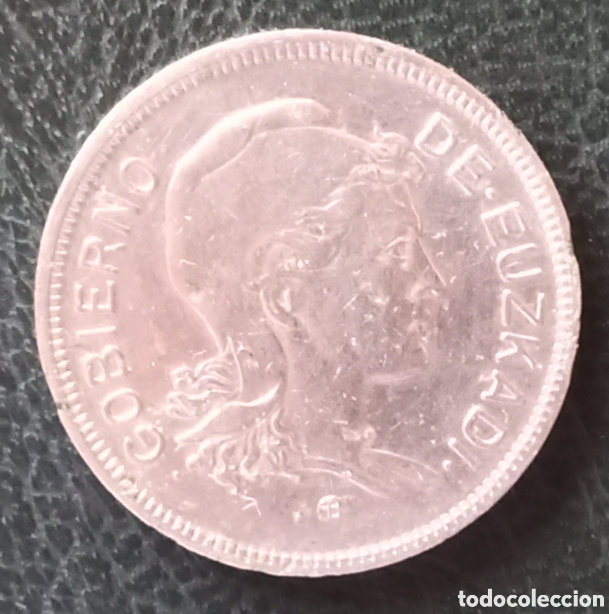 Monedas Rep&uacute;blica: 2 Pesetas 1937 - Gobierno de Euskadi - Bc - Foto 1