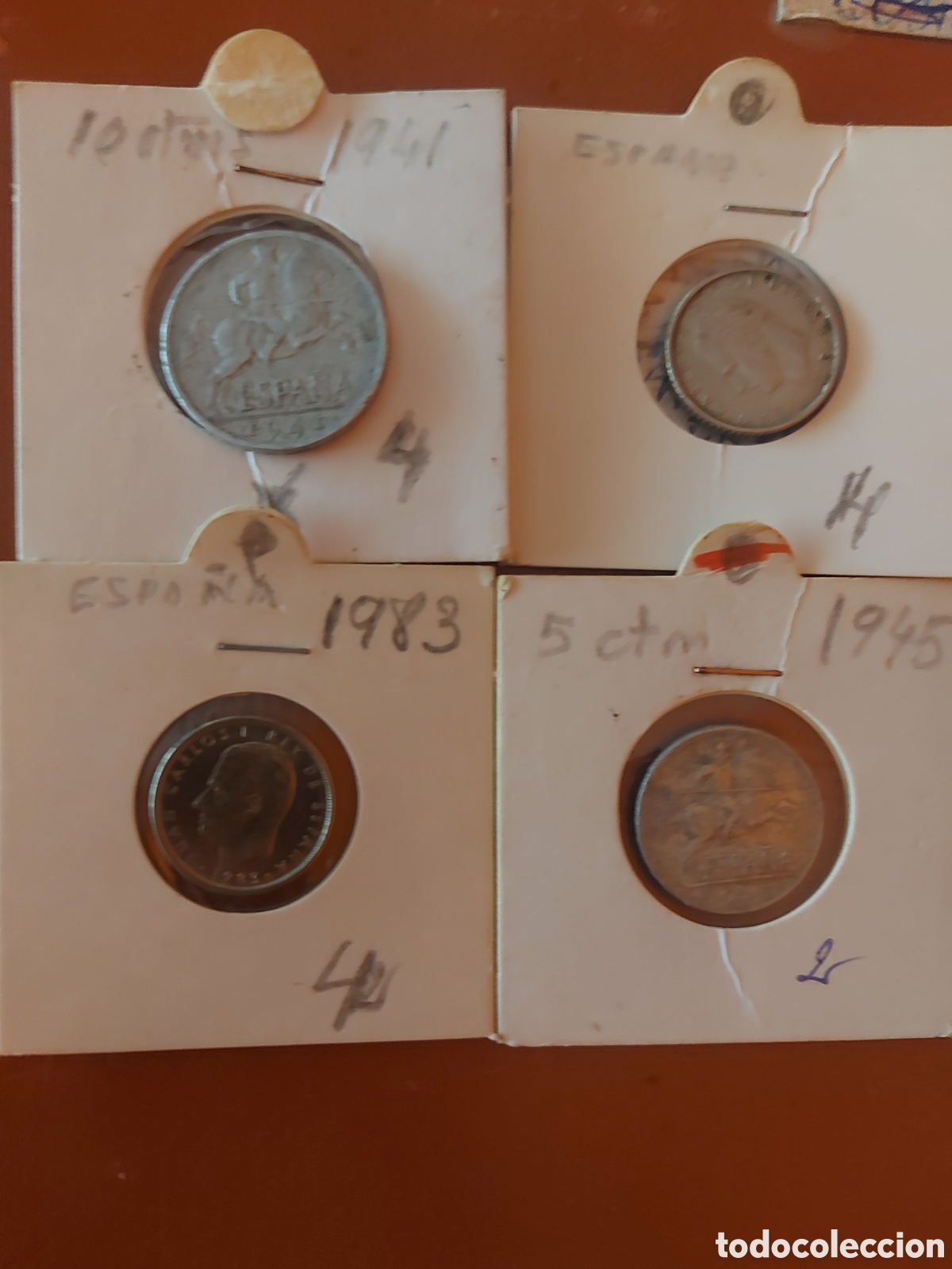 Monedas Rep&uacute;blica: 4 monedas de Espa&ntilde;a A - Foto 1