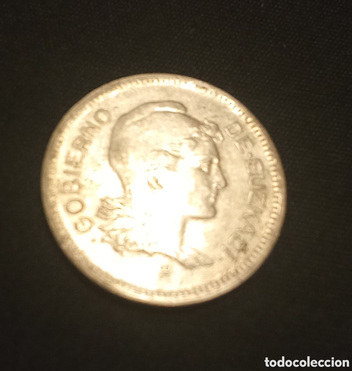 Monedas Rep&uacute;blica: UNA PESETA DEL GOBIERNO DE EUSKADI - Foto 1