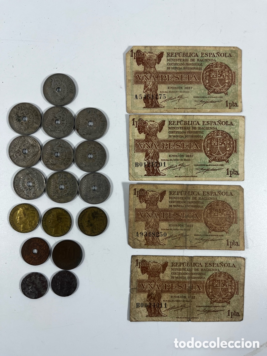 Monedas Rep&uacute;blica: Monedas y billetes de la Rep&uacute;blica - Foto 1
