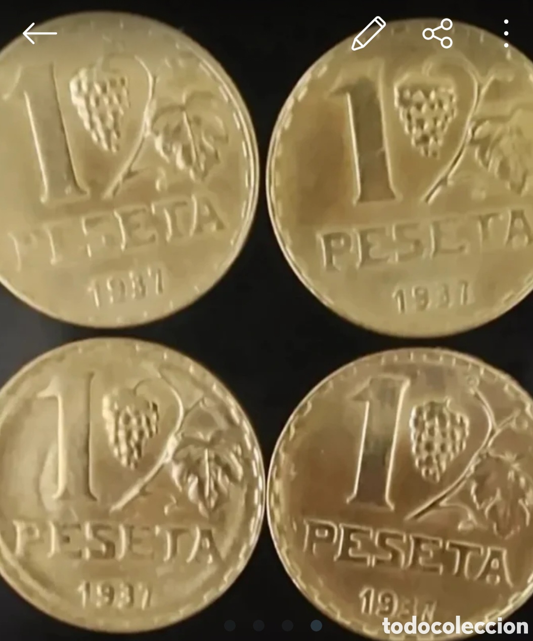 Monedas Rep&uacute;blica: CUATRO MONEDAS DE LA REP&Uacute;BLICA S/C - Foto 3