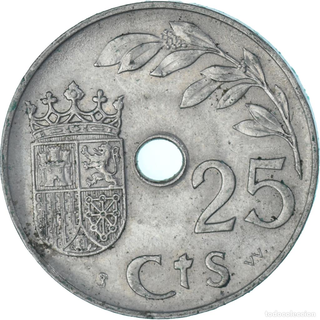 Monedas Rep&uacute;blica: [#1348367] Moneda, Espa&ntilde;a, 25 Centimos, 1937 - Foto 2
