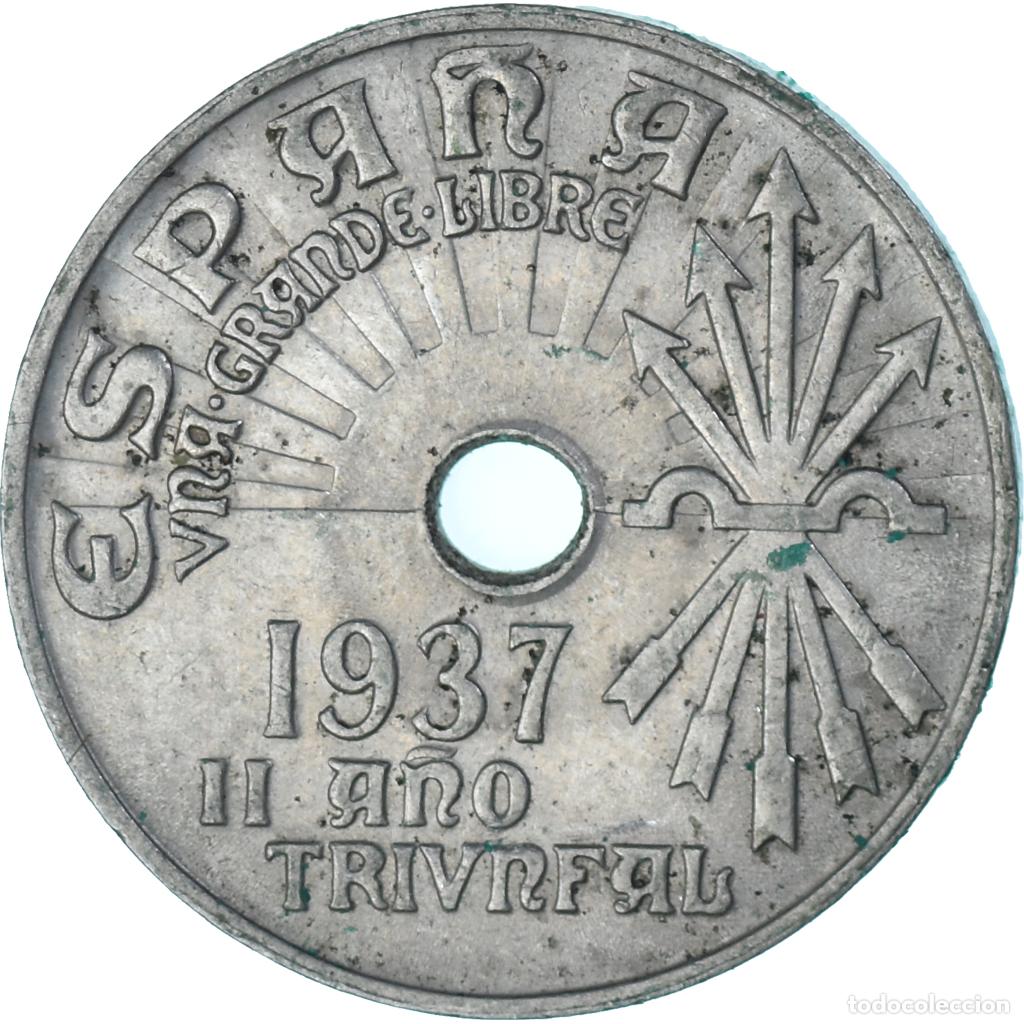 Monedas Rep&uacute;blica: [#1348367] Moneda, Espa&ntilde;a, 25 Centimos, 1937 - Foto 1