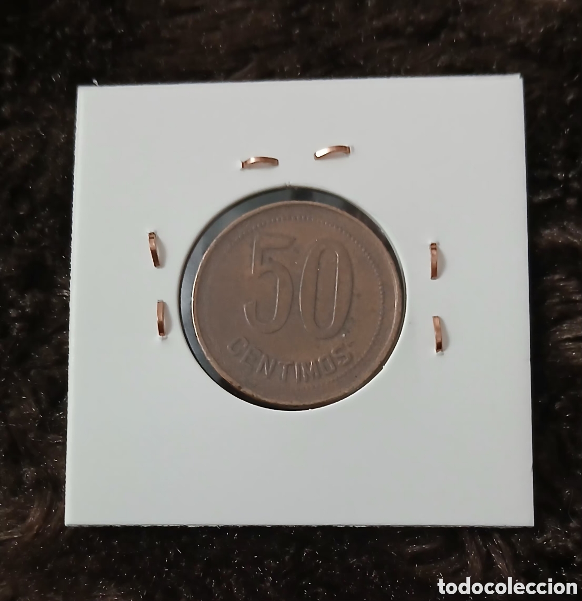 Monedas Rep&uacute;blica: Moneda 50 ctms de la ll Republica 1937 - Foto 2