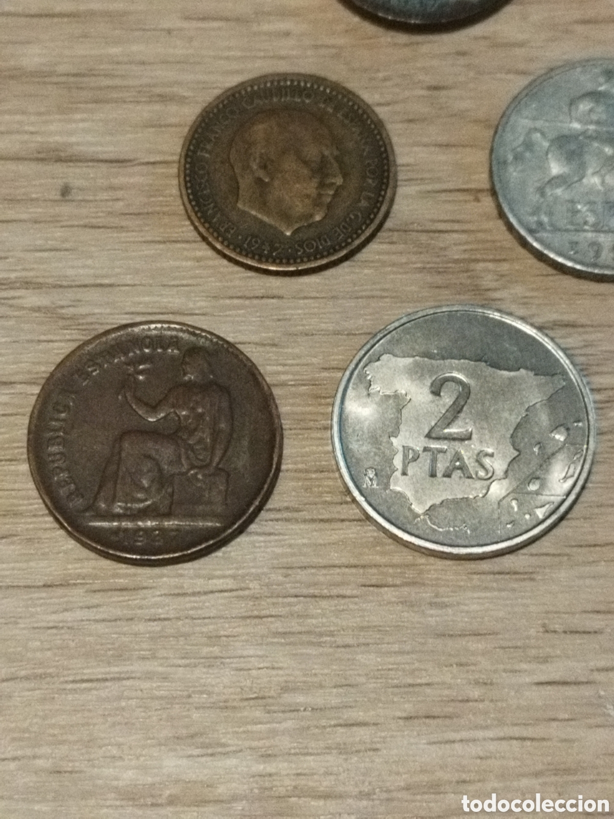 Monedas Rep&uacute;blica: Lote de monedas espa&ntilde;olas de varias epocas - Foto 4